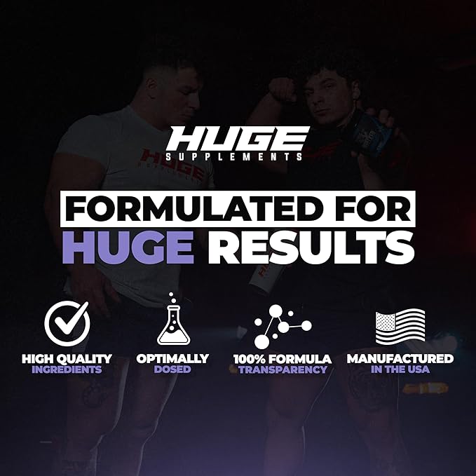 Huge Whey, Protein Powder for Muscle Gain, 25g Protein, 12g EAAs, Supports Muscle Growth, Performance & Recovery (Blueberry Muffin, 30 Servings)