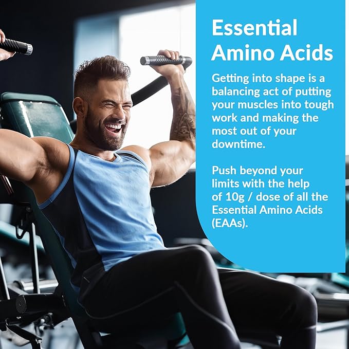 Granite 10g Essential Amino Acids Powder | Muscle Recovery Supplement for Muscle Growth | 7g BCAA Powder with Electrolytes | 30 Servings | Strawberry Lemonade Flavor | Soy & Gluten Free | Made in USA