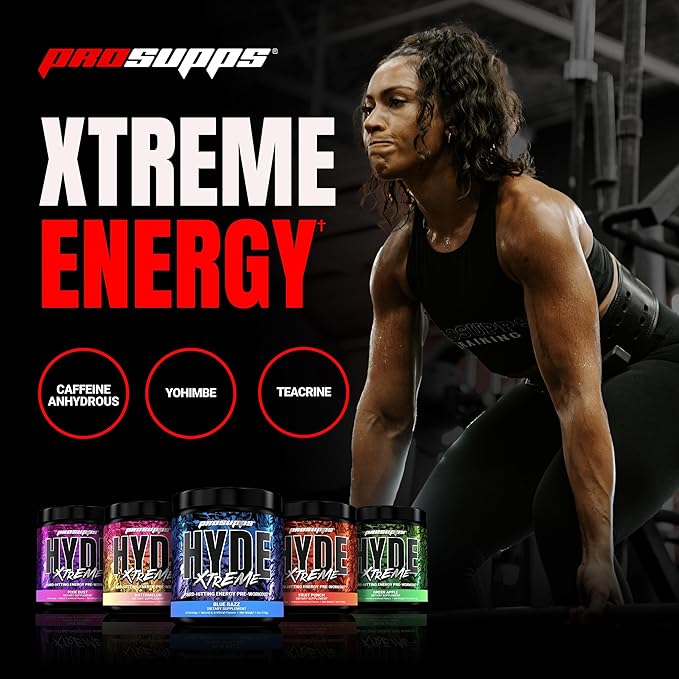 PROSUPPS Mr. Hyde Xtreme Pre-Workout Powder Energy Drink - Intense Sustained Energy, Pumps & Focus with Beta Alanine, Creatine & Nitrosigine, (30 Servings, Pixie Dust)