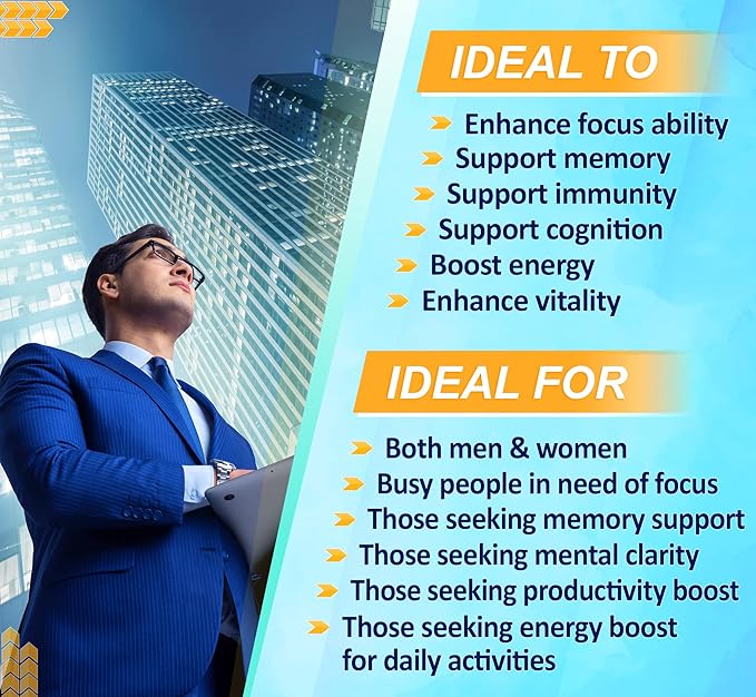 10 in 1 High Strength Mushroom Supplement 9,700MG - Lions Mane, Cordyceps, Reishi - Brain Supplements for Memory and Focus ** 5-Month Supply