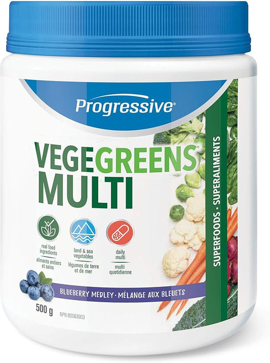 PROGRESSIVE VegeGreens Multi (Blueberry - 500 Gr)
