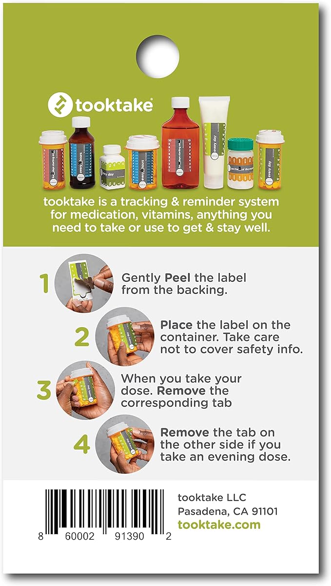Daily Tracking Stickers/3 Pck for Vitamins & Medication in Any Form,Vitamin Organizer,Easy Pill Tracker,Daily Pill Organizer,Medicine Organizer,Weekly Pill Box,7 Day Week, AM/PM,Day & Night