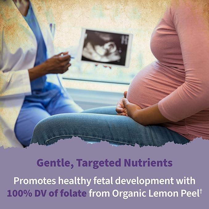 Garden of Life Organics Women’s Prenatal Multivitamin with Vitamin D3, B6, B12, C & Iron, Folate for Energy & Healthy Fetal Development – Organic, Non-GMO, Gluten-Free, Vegan, 60 Day Supply