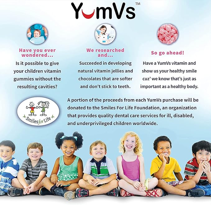 YumVs Multivitamin Gummies | Sugar Free Supplement Vitamins for Women & Men | Chromium, Thiamine and Magnesium | Natural Raspberry Flavor Chewables - 60 Count - (Pack of 2)