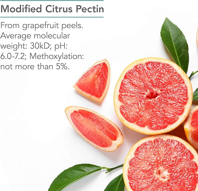 NutriCology Modified Citrus Pectin Supplement for Gut Support - Modified Citrus Pectin Capsules for Men & Women, Hypoallergenic, Gluten Free, Reduced Molecular Weight - 120 Vegetarian Capsules