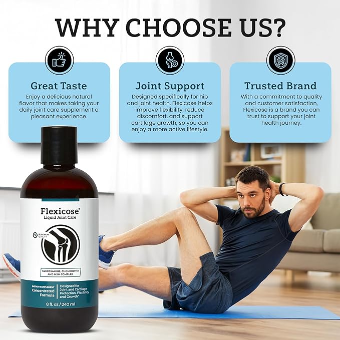 Liquid JointCare - Joint Health, Cartilage Protection, Flexibility & Growth (8 oz.)