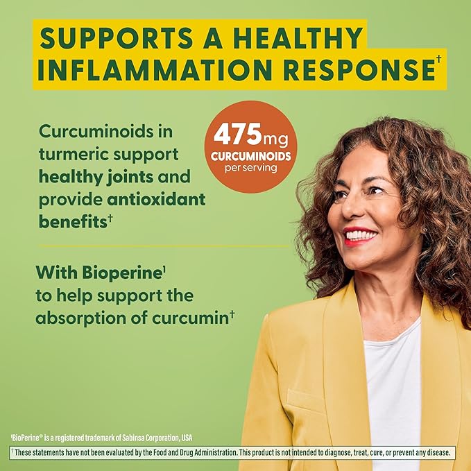 MegaFood Turmeric Curcumin Extra Strength - Whole Body - Turmeric Curcumin with Black Pepper - 475mg Curcuminoids - Holy Basil, Tart Cherry - Made Without 9 Food Allergens - 90 Tabs (45 Servings)