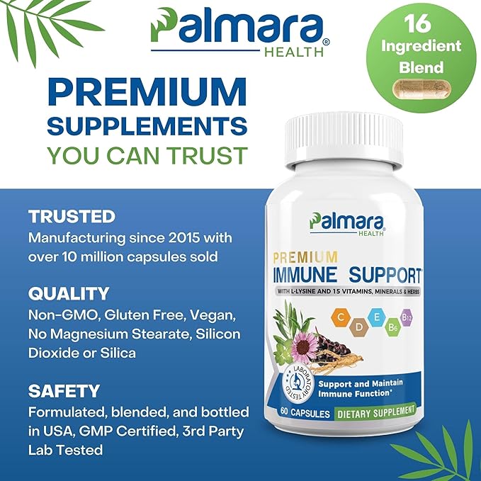 Premium Immune Support, 60 Capsules (2)