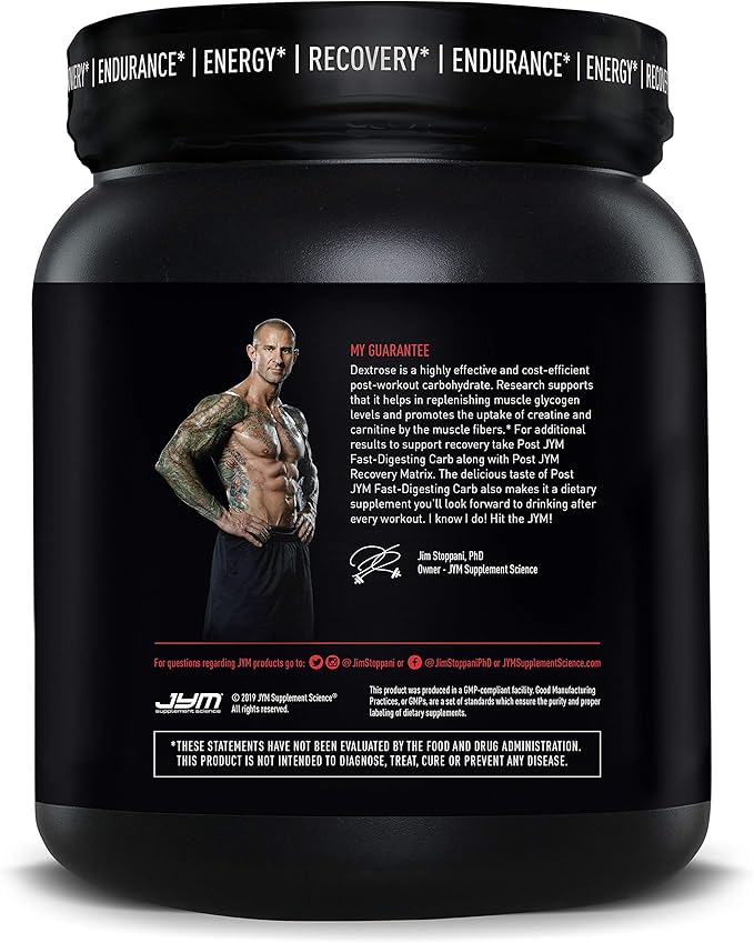 Post JYM Fast-digesting Dextrose Carbohydrates - Mandarin Orange