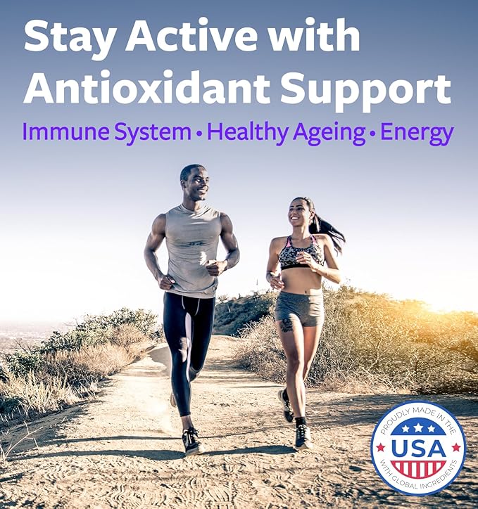 Super Antioxidants Supplement - Powerful Super Food Antioxidant Daily Blend - Acai Berry, Goji, Pomegranate & Trans Resveratrol - Herbal and Fruit Formula For Women and Men - Skin Care - 180 Capsules