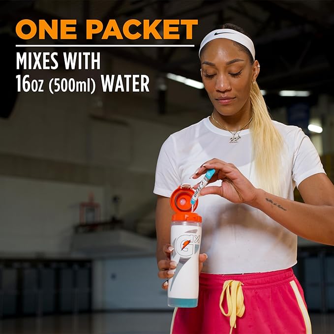 Gatorade G Zero Powder, Orange, 0.10oz Packets,(120 counts) , Pack of 12