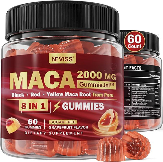 NEVISS Sugar Free Maca Root Filled Gummies