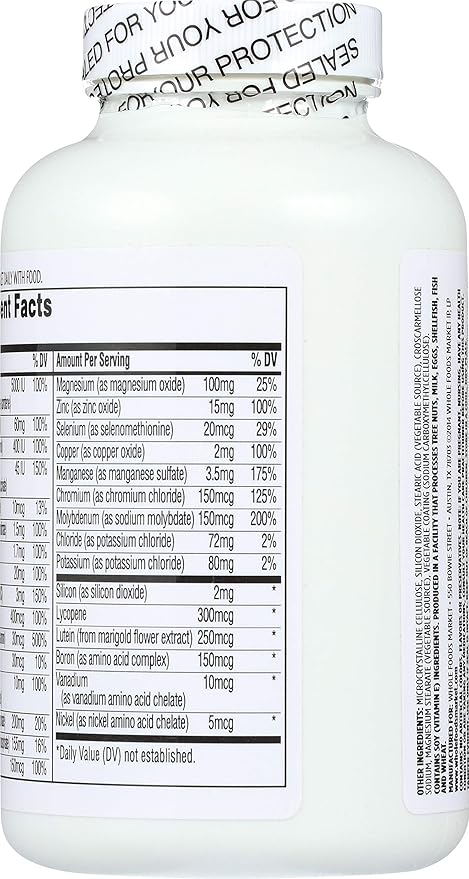 365 Everyday Value, Age 50+ Multi Iron-Free, 180 ct