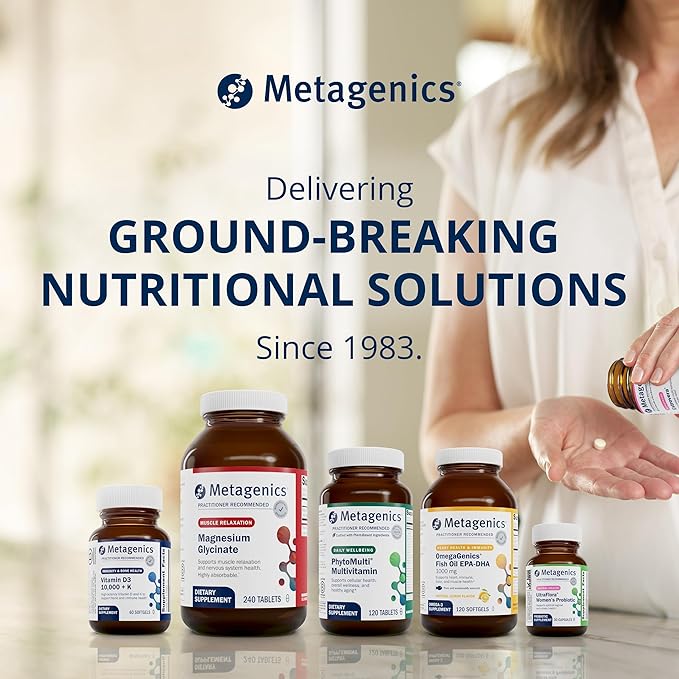 Metagenics PhytoMulti Multivitamin Without Iron - Daily Multivitamin for Overall Health & Aging - 20+ Essential Vitamins & Minerals - with Vitamin B6, Lutein, Zeaxanthin & More - 60 Tablets