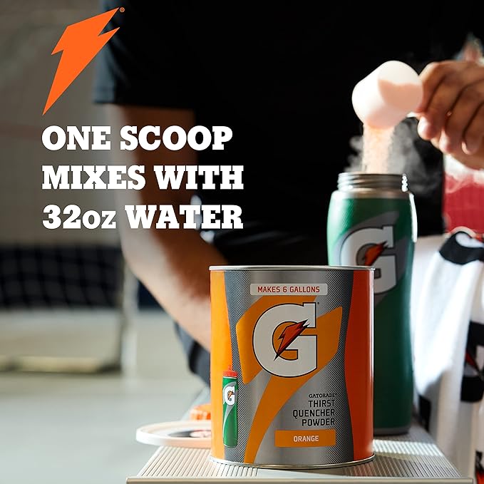 Gatorade Thirst Quencher Powder, Orange, 51oz Powder (Pack of 3)