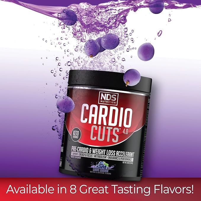 Cardio Cuts 4.0 - Grape Gusher,20 servings (Pack of 1)