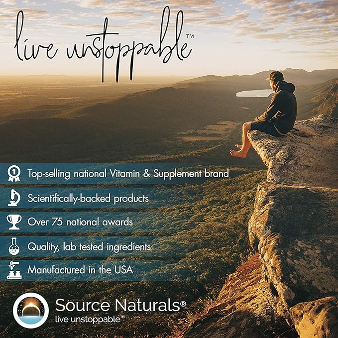 Source Naturals Serene Science L-Tryptophan, Positive Mood*, 500 mg - 120 Capsules