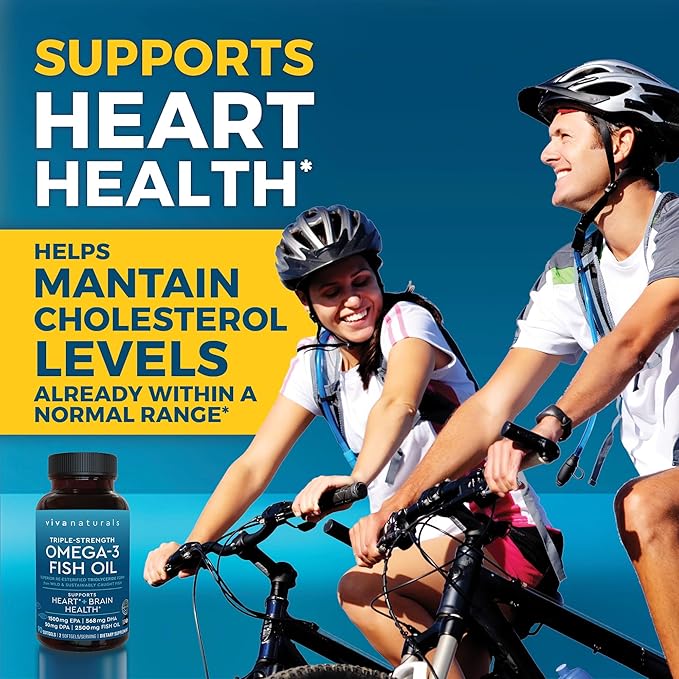 Fish Oil Omega 3 Supplement for Women - Triple Strength 2500 mg Fish Oil Pills with DPA DHA EPA Omega 3 Supplement with Re-Esterified Omega 3 Fatty Acids - 90 Pescatarian-Friendly Softgels