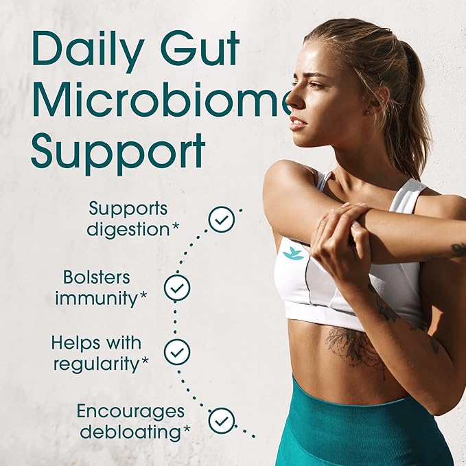 Probiotics for Women and Men - with Natural Lactase Enzyme & Prebiotic Fiber for Digestive Health - 80%+ Stronger Supplement for Gut Health Support - Vegan Raw Probiotic Formula, 3 Count of 60 Tablets