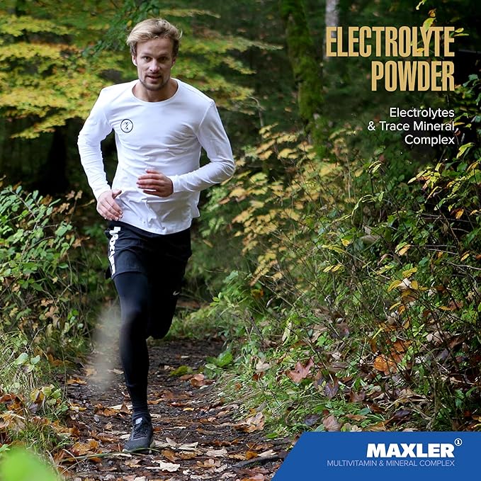 Maxler Electrolyte Powder - Hydration Packets Drink Mix with Trace Mineral Complex - Keto Electrolytes Powder Packets with Natural Flavors and Sweeteners - 15 Servings - Natural
