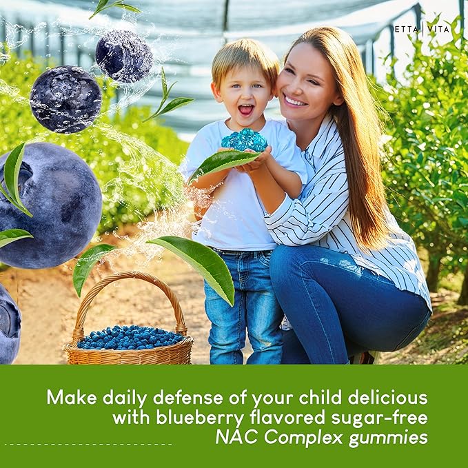 Sugar-Free NAC Gummies, N-Acetyl Cysteine Supplement with Milk Thistle, Glutathione, & Selenium, NAC Complex for Energy, Respiratory Health, Liver Detox & Cleanse, Kidney, Antioxidant Support
