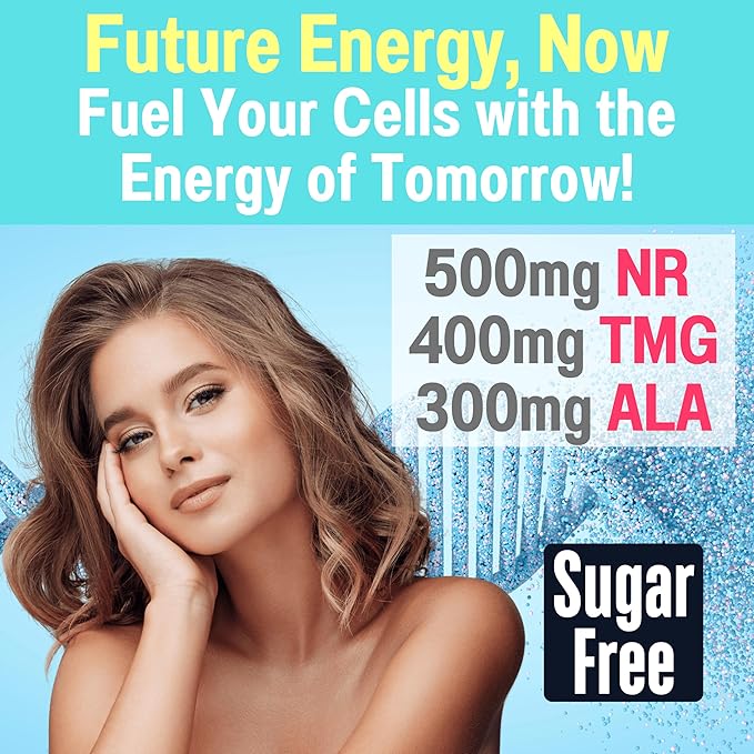 1500mg NAD+ Sugar Free Gummies | NAD + Plus NR TMG ALA Trans-Resveratrol Fisetin Supplements | Nicotinamide Riboside Trimethylglycine Alpha Lipoic Acid Betaine Pills Capsules Tincture Supplement Alt