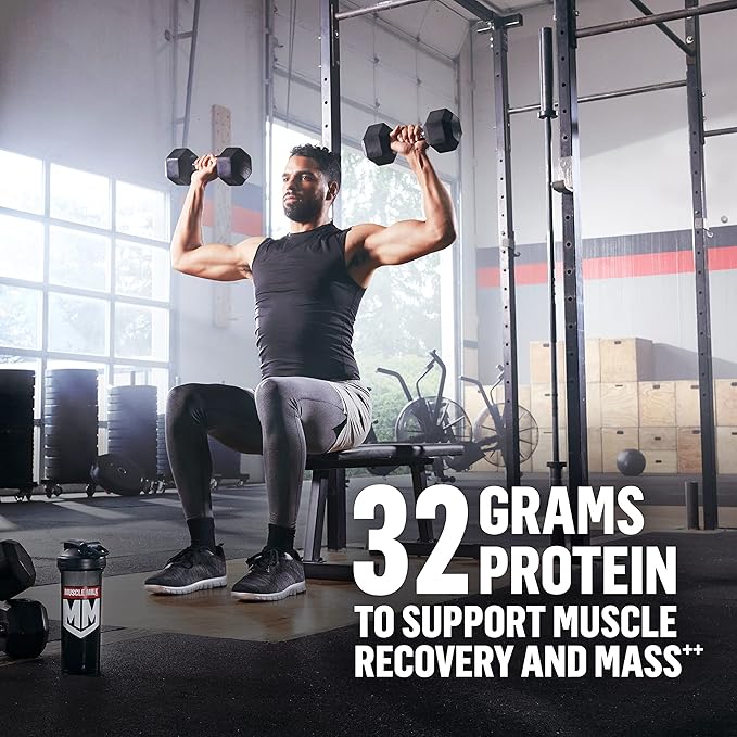 Muscle Milk Gainer Protein Powder, Chocolate, 32g Protein, 5 Pound