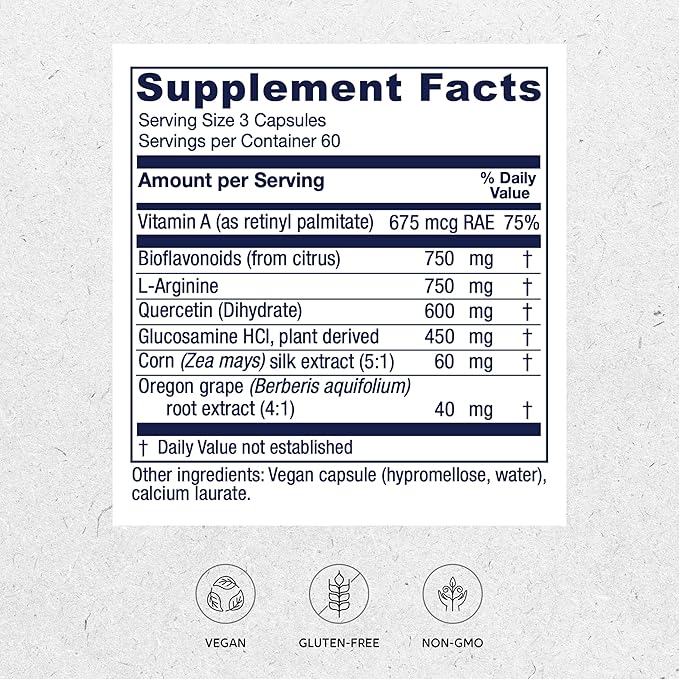 Vitanica Bladder Ease, Bladder Support, Vegan, 180 Capsules