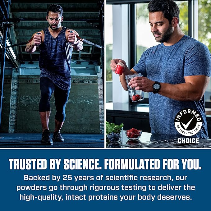 Dymatize Elite 100% Whey Protein Powder, 25g Protein, 5.5g BCAAs & 2.7g L-Leucine, Quick Absorbing & Fast Digesting for Optimal Muscle Recovery, Rich Chocolate, 2 Pound, 25 Servings