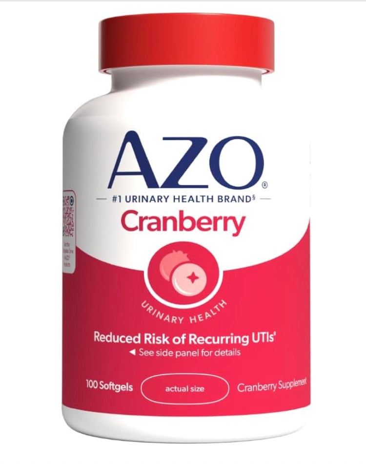 AZO Cranberry Pro, Cranberry Pills for Women & Men, 600mg Pacran, Made with Concentrated Whole Fruit Cranberry Powder to Help Cleanse and Protect The Urinary Tract*, Sugar Free, Non-GMO, 100 Softgels